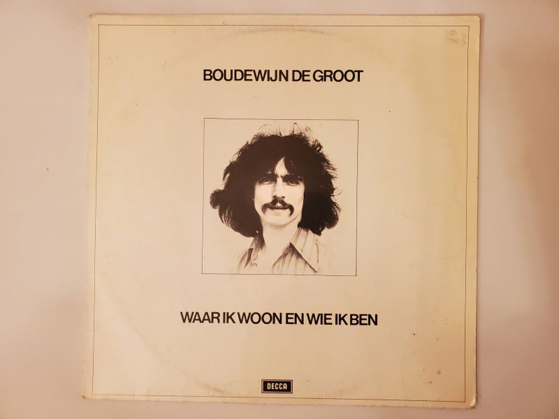 Boudewijn de Groot Waar ik woon en wie ik ben vinyl record